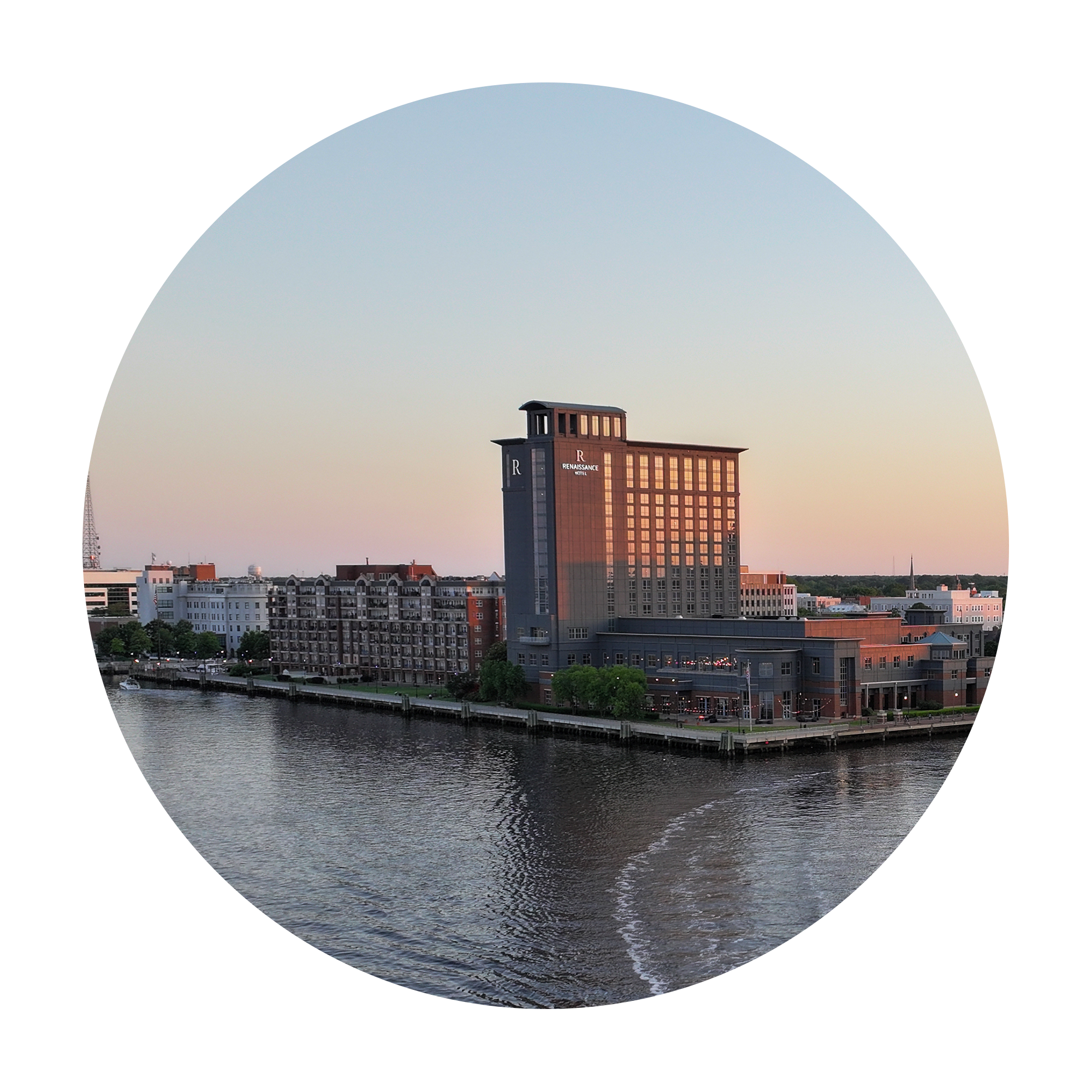 Renaissance Hotel and Portsmouth waterfront